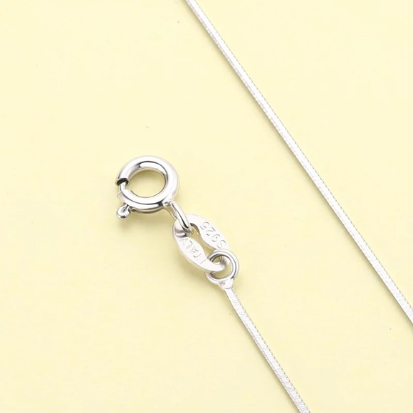 Anthro 925 Sterling Silver Snake Chain 10+ Style Necklace - Picture 3 of 15